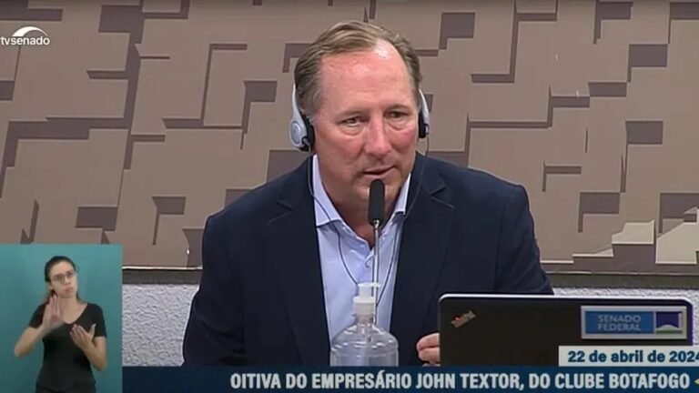 Presidente da CPI do Senado sobre material entregue por Textor: “20% são comprometidos, e provas não“ Presidente da CPI do Senado sobre material entregue por Textor: “20% são comprometidos, e provas não“